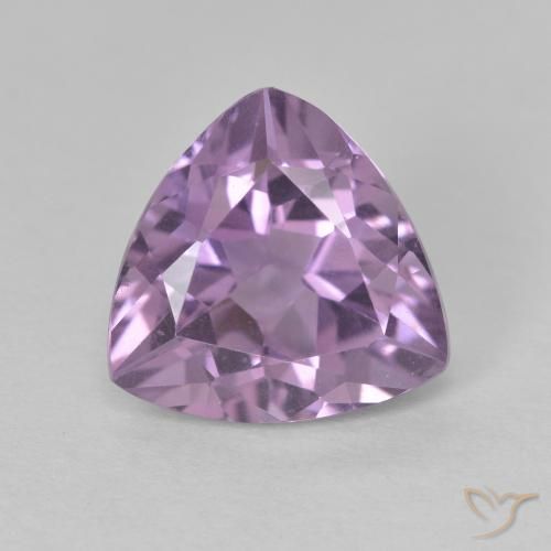 2.79ct Natural Pinkish Violet Amethyst, Trillion, VVS