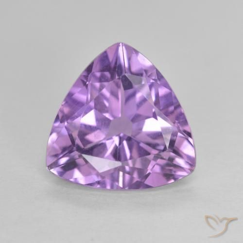 2.77ct Natural Pinkish Violet Amethyst, Trillion, VVS