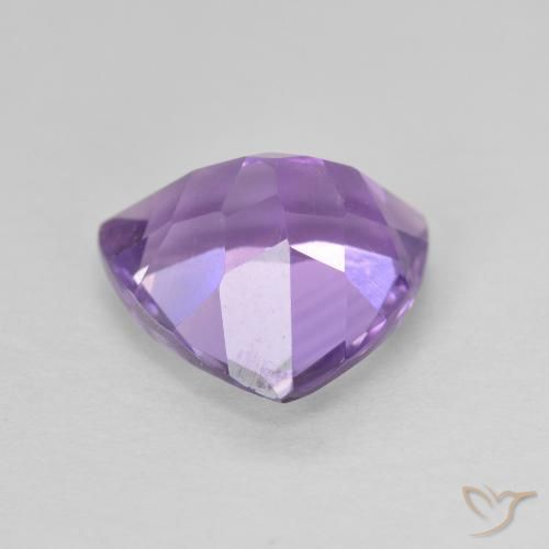 Amethyst Gemstone in 10 x 10 mm (calibrated) Size for Sale, Amethyst Stone in Eggplant Violet Color