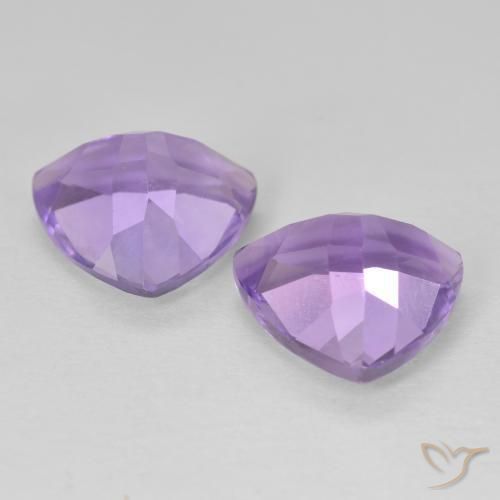 Amethyst Gemstones in 10 x 10 mm (calibrated) Size for Sale, Amethyst Stones in Medium Violet Color