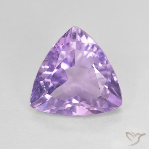 2.80ct Natural Medium Violet Amethyst, Trillion, VVS-VS
