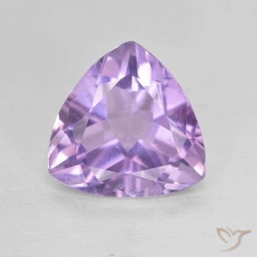 2.74ct Natural Medium Violet Amethyst, Trillion, VVS-VS