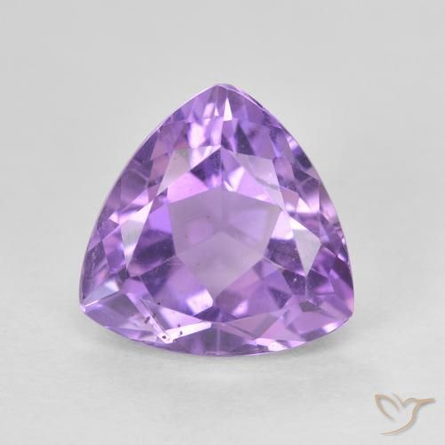 3.19ct Natural Purplish Violet Amethyst, Trillion, VVS-VS