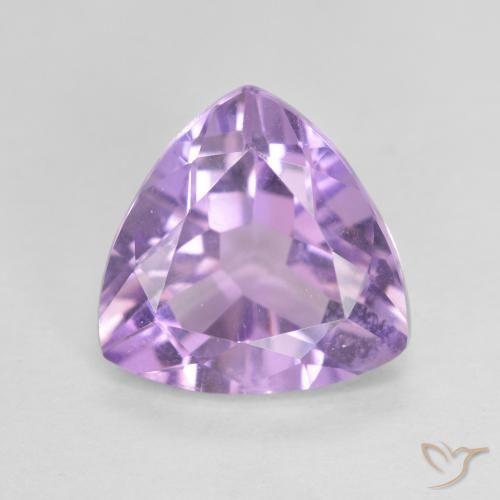 2.92ct Natural Medium Violet Pink Amethyst, Trillion, VVS-VS
