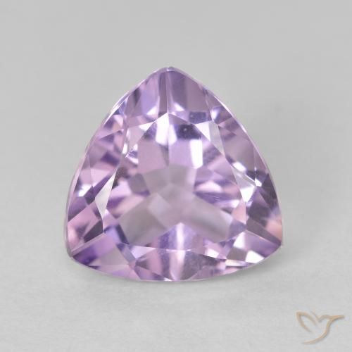 2.97ct Natural Iris Violet Amethyst, Trillion, VVS-VS