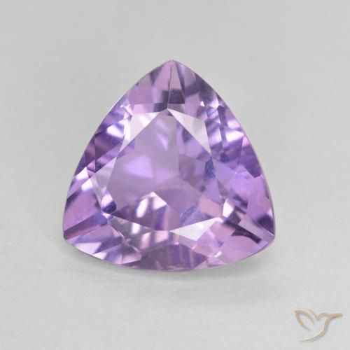 2.61ct Natural Iris Violet Amethyst, Trillion, VVS-VS