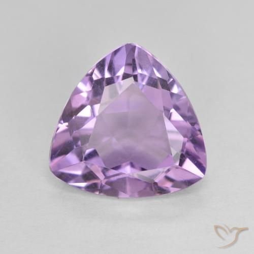 2.77ct Natural Iris Violet Amethyst, Trillion, VVS-VS