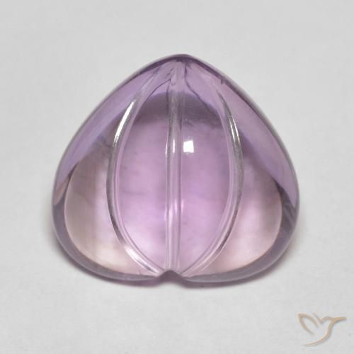 6.07ct Natural Magenta Amethyst, Heart, Transparent