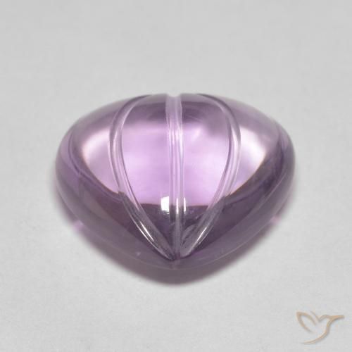 Amethyst Gemstone in 12.8 x 11.8 mm Size for Sale, Amethyst Stone in Magenta Color