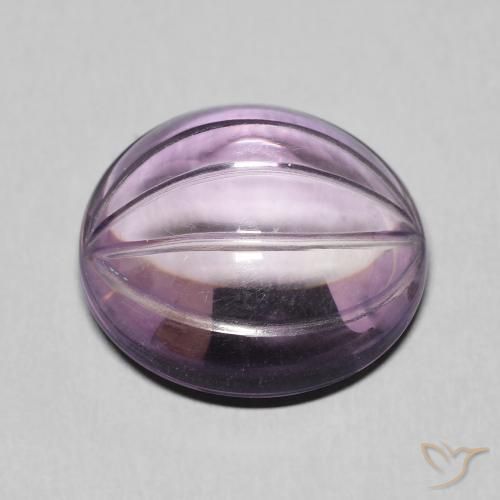 Amethyst Gemstone in 15 x 15 mm (calibrated) Size for Sale, Amethyst Stone in Light-Medium Violet Color