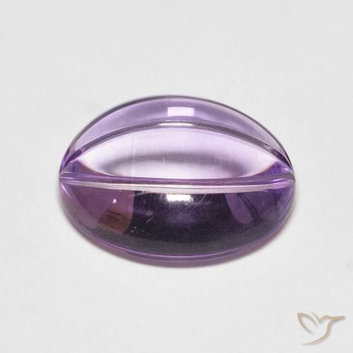 Amethyst Gemstone in 14.6 x 12.8 mm Size for Sale, Amethyst Stone in Light Pinkish Violet Color