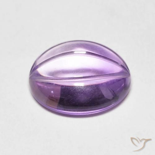 Amethyst Gemstone in 12.7 x 11.7 mm Size for Sale, Amethyst Stone in Pinkish Violet Color