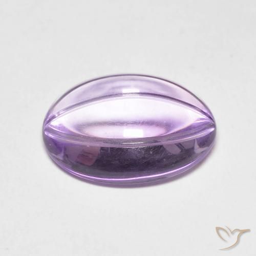 Amethyst Gemstone in 14.5 x 11.3 mm Size for Sale, Amethyst Stone in Pinkish Iris Violet Color