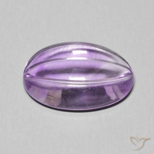 Amethyst Gemstone in 16 x 11.2 mm Size for Sale, Amethyst Stone in Medium Violet Color