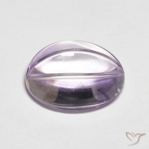 Amethyst Gemstone in 12.5 x 10.8 mm Size for Sale, Amethyst Stone in Light Iris Violet Color