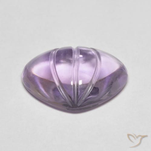 Amethyst Gemstone in 14.7 x 10.7 mm Size for Sale, Amethyst Stone in Medium Violet Color