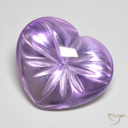 6.88 ct Carved Amethyst, 13.8 x 11.7 mm From Brazil, Photo A