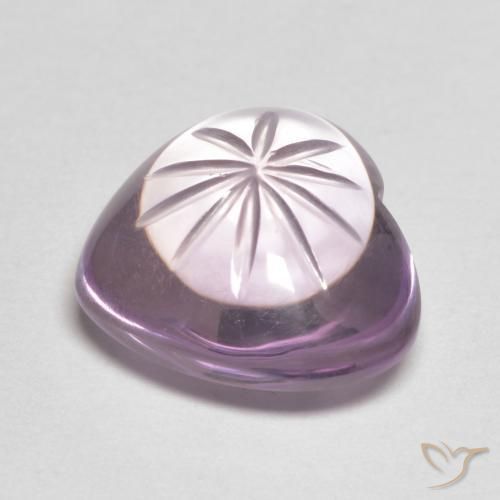 Amethyst Gemstone in 14.5 x 13.1 mm Size for Sale, Amethyst Stone in Iris Violet Color