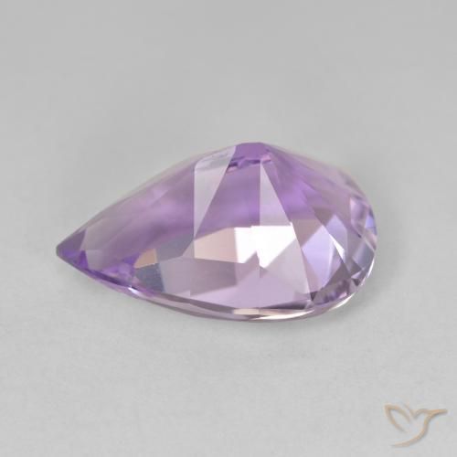 Amethyst Gemstone in 15 x 10 mm (calibrated) Size for Sale, Amethyst Stone in Medium Light Purplish-Violet Color