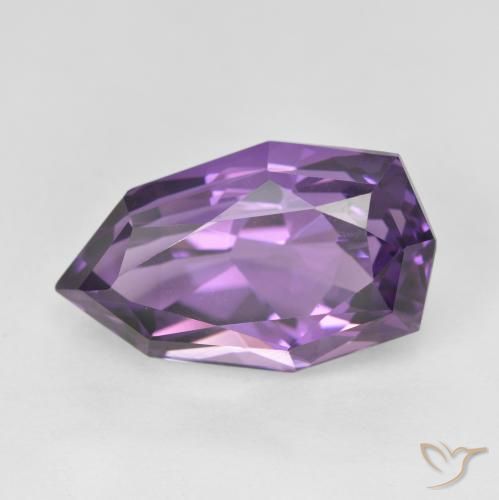 9.71 ct Odd Shaped Amethyst, 17.2 x 10.6 mm From Brazil, Photo A