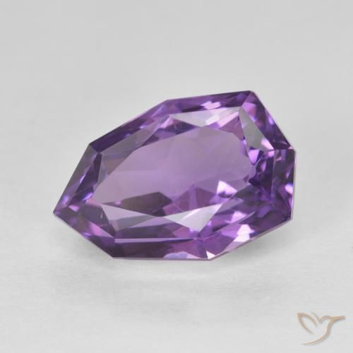 5.07 ct Odd Shaped Amethyst, 13.2 x 8.9 mm From Brazil, Photo A