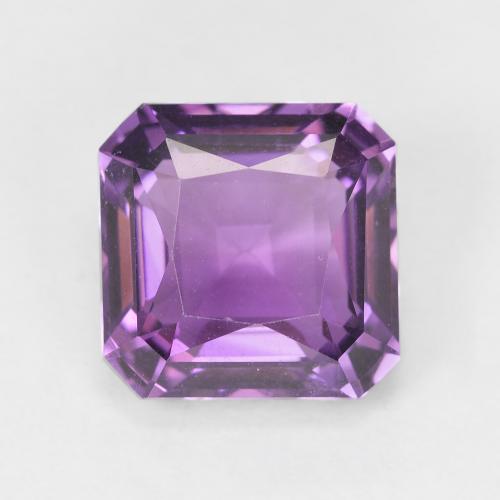 3.75 ct Octagon Cut Amethyst, 9.2 x 9.1 mm From Brazil, Photo A