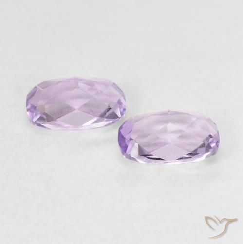 Amethyst Gemstones in 6 x 4 mm (calibrated) Size for Sale, Amethyst Stones in Pinkish Violet Color