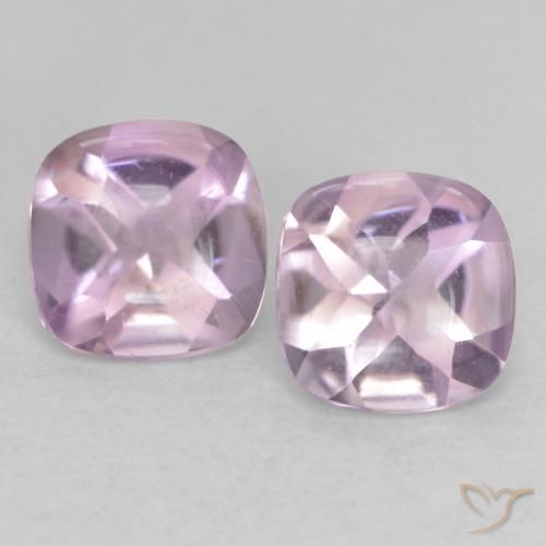1.04 ct Cushion Buff Top Amethyst, 5.2 x 5.1 mm From Brazil, Photo A