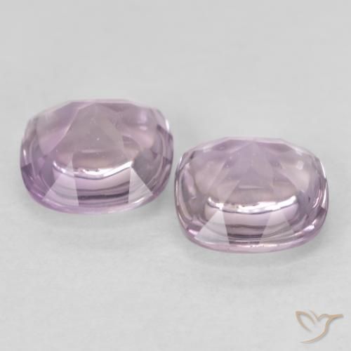 Amethyst Gemstones in 5 x 5 mm (calibrated) Size for Sale, Amethyst Stones in Light Reddish Violet Color