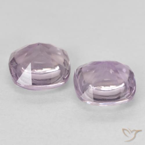 Amethyst Gemstones in 5 x 5 mm (calibrated) Size for Sale, Amethyst Stones in Very Light Violet Color