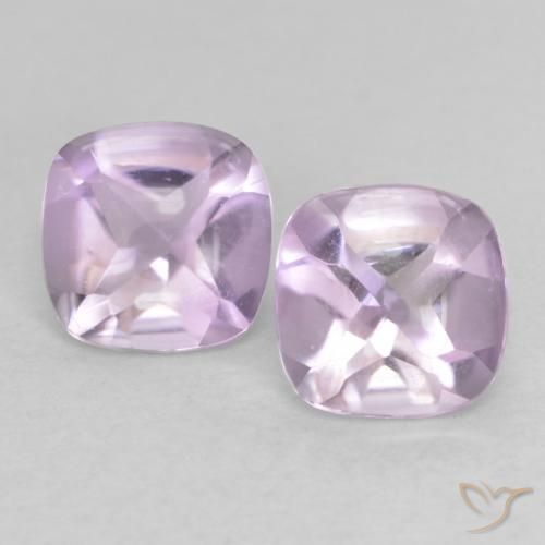 1.05 ct Cushion Buff Top Amethyst, 5.1 x 5.1 mm From Brazil, Photo A