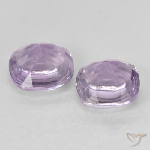 Amethyst Gemstones in 5 x 5 mm (calibrated) Size for Sale, Amethyst Stones in Light Violet Color