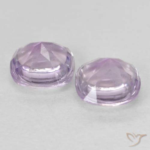 Amethyst Gemstones in 5 x 5 mm (calibrated) Size for Sale, Amethyst Stones in Light Violet Color