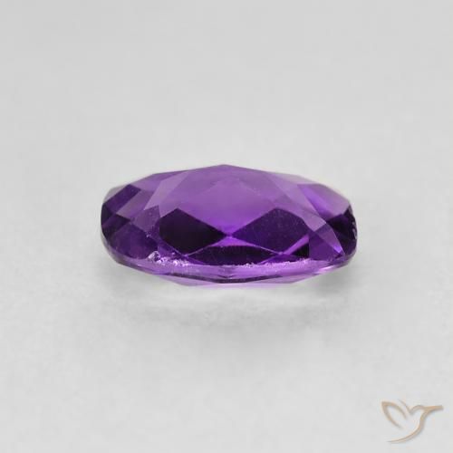 Amethyst Gemstone in 7 x 5 mm (calibrated) Size for Sale, Amethyst Stone in Medium Purplish Violet Color