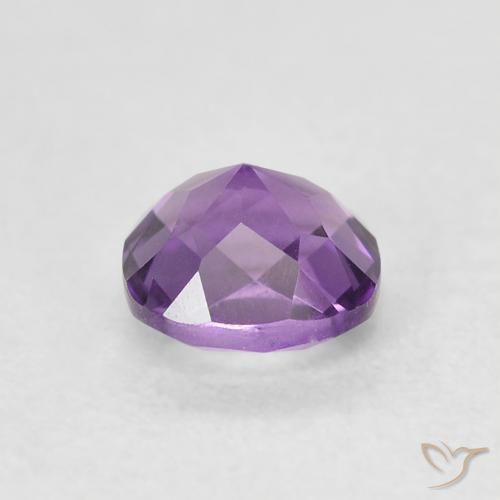 Amethyst Gemstone in 5 x 5 mm (calibrated) Size for Sale, Amethyst Stone in Vivid Violet Color