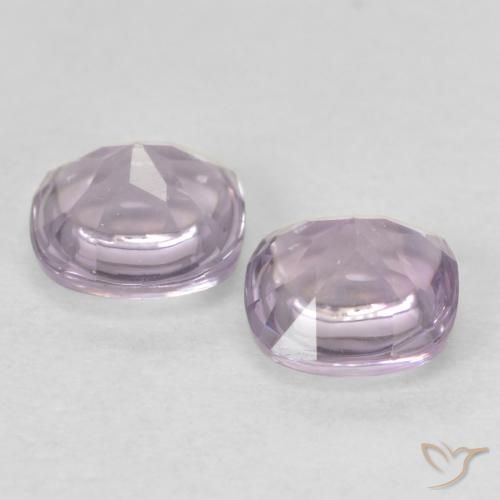 Amethyst Gemstones in 5 x 5 mm (calibrated) Size for Sale, Amethyst Stones in Purplish-pink White Color