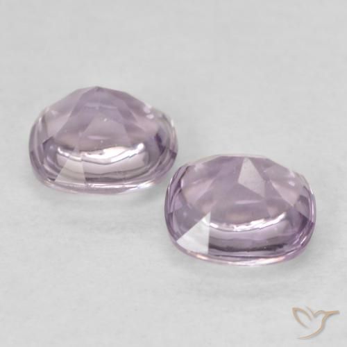 Amethyst Gemstones in 5 x 5 mm (calibrated) Size for Sale, Amethyst Stones in Purplish-pink White Color