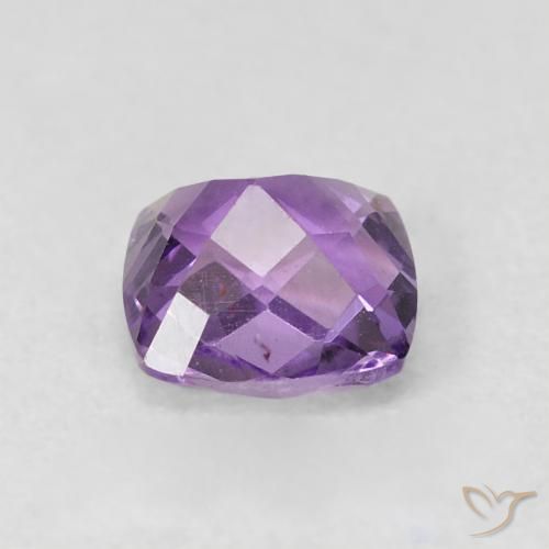 Amethyst Gemstone in 5 x 5 mm (calibrated) Size for Sale, Amethyst Stone in Purplish Violet Color