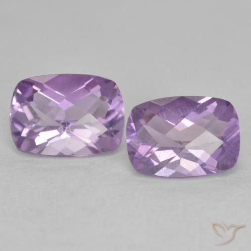 1.74ctw Natural Pinkish Violet Amethyst, Cushion, VVS-VS