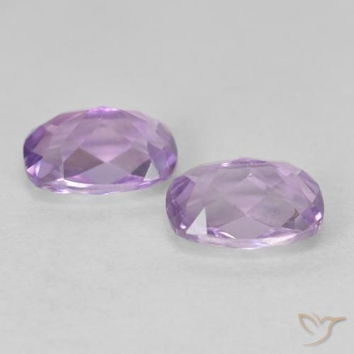 Amethyst Gemstones in 7 x 5 mm (calibrated) Size for Sale, Amethyst Stones in Medium Violet Color