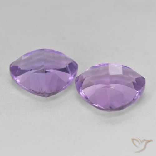 Amethyst Gemstones in 10 x 10 mm (calibrated) Size for Sale, Amethyst Stones in Medium Violet Color