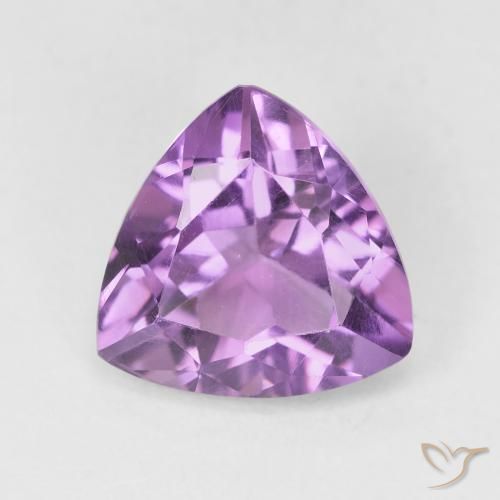 2.80ct Natural Medium Violet Amethyst, Trillion, VVS-VS