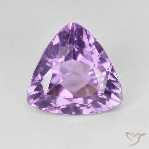 2.96ct Natural Purplish Violet Amethyst, Trillion, VVS-VS