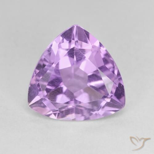 2.91ct Natural Purplish Violet Amethyst, Trillion, VVS-VS