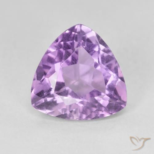 2.99ct Natural Purplish Violet Amethyst, Trillion, VVS-VS