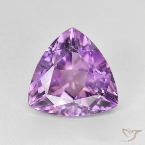 2.61ct Natural Purplish Violet Amethyst, Trillion, VVS-VS
