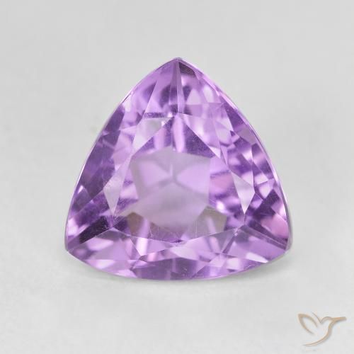 3.08ct Natural Purplish Violet Amethyst, Trillion, VVS-VS