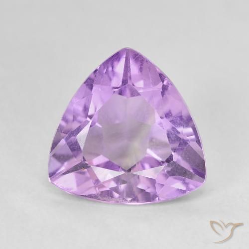 2.82ct Natural Iris Violet Amethyst, Trillion, VVS-VS