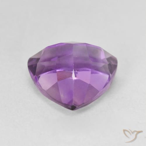 Amethyst Gemstone in 10 x 10 mm (calibrated) Size for Sale, Amethyst Stone in Medium Light Purplish-Violet Color