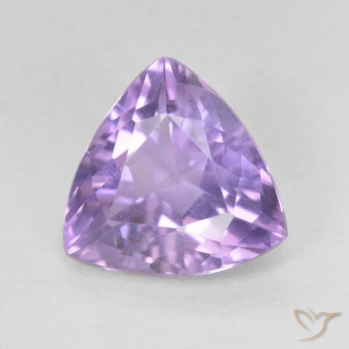 2.69ct Natural Light Violet Amethyst, Trillion, VS